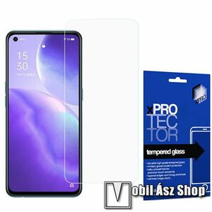 Xpro előlap védő karcálló edzett üveg - 0, 33 mm vékony, 9H, Arc Edge, A képernyő sík részét védi - Oppo Find X3 Lite / Reno5 5G / Reno5 4G / Reno5 K - GYÁRI kép