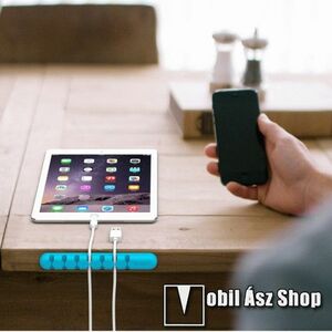 ORICO CBS7 kábel szervező, kötegelő, 1db-os - KÉK - 15 x 2 x 1.2cm - GYÁRI kép