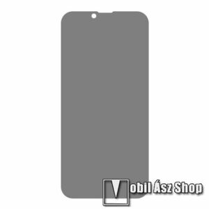 Anti-Peep előlap védő karcálló edzett üveg - ÁTLÁTSZÓ - 9H, betekintés elleni védelemmel, a teljes felületén tapad! - A TELJES KIJELZŐT VÉDI! - APPLE iPhone 13 mini kép