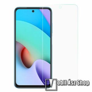 Előlap védő karcálló edzett üveg - 0, 33 mm vékony, 9H, Arc Edge, A képernyő sík részét védi - Xiaomi Redmi 10 / Redmi 10 Prime / Redmi 10 (2022) kép