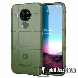 OTT! RUGGED SHIELD szilikon védő tok / hátlap - matt, ERŐS VÉDELEM - ZÖLD - NOKIA 5.4 (2020) kép
