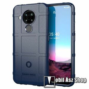 OTT! RUGGED SHIELD szilikon védő tok / hátlap - matt, ERŐS VÉDELEM - SÖTÉTKÉK - NOKIA 5.4 (2020) kép