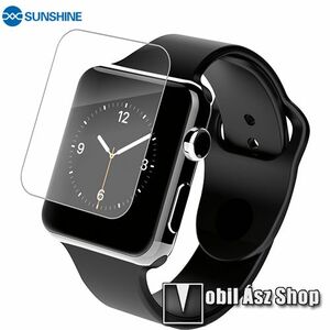 Apple Watch Series 1/2/3 38mm, Sunshine Hydrogel TPU okosóra képernyővédő fólia, Ultra Clear, Önregeneráló!, 1db kép