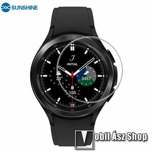 Samsung Galaxy Watch4 Classic 46mm, Sunshine Hydrogel TPU okosóra képernyővédő fólia, Ultra Clear, Önregeneráló!, 1db kép