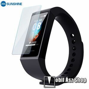 Xiaomi Mi Band 4C, Sunshine Hydrogel TPU okosóra képernyővédő fólia, Ultra Clear, Önregeneráló!, 1db kép