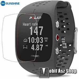 Polar M430, M400, TPU okosóra képernyővédő fólia, 1db, Clear, törlőkendővel kép