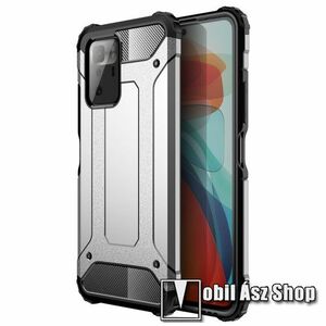 OTT! MAX DEFENDER műanyag védő tok / hátlap - EZÜST - szilikon belső, ERŐS VÉDELEM! - Xiaomi Poco X3 GT / Redmi Note 10 Pro 5G (For China Market) kép
