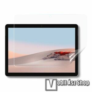 Képernyővédő fólia - Ultra Clear - 1db, törlőkendővel, A képernyő sík részét védi - Microsoft Surface Go 2 kép