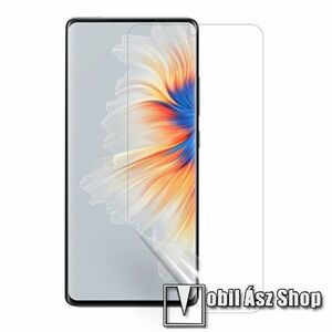 Képernyővédő fólia - Ultra Clear - 1db, törlőkendővel, A képernyő sík részét védi - Xiaomi Mix 4 kép