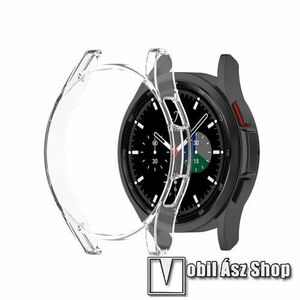 Okosóra műanyag védő tok / keret - ÁTLÁTSZÓ - SAMSUNG Galaxy Watch4 Classic 42mm (SM-R880) kép