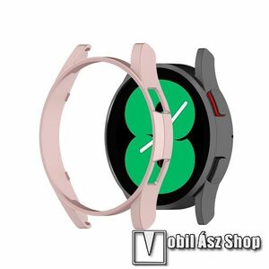 Okosóra műanyag védő tok / keret - ROSE GOLD - SAMSUNG Galaxy Watch4 44mm (SM-R870) kép