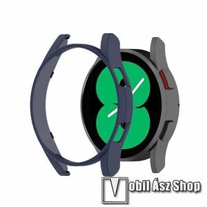 Okosóra műanyag védő tok / keret - ÉJKÉK - SAMSUNG Galaxy Watch4 44mm (SM-R870) kép