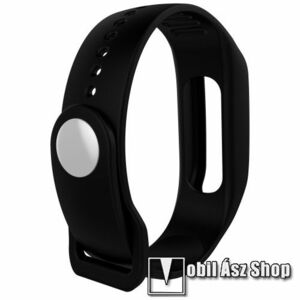 Okosóra szíj - FEKETE - szilikon, 230mm hosszú - TomTom Touch kép