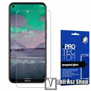 Xpro előlap védő karcálló edzett üveg - 0, 33 mm vékony, 9H, Arc Edge, A képernyő sík részét védi - NOKIA 3.4 - GYÁRI kép
