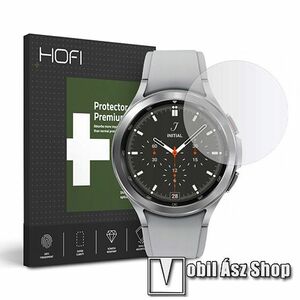 HOFI Glass Pro+ okosóra előlap védő karcálló edzett üveg - 1db, 0.3mm, 9H, A képernyő sík részét védi! - SAMSUNG Galaxy Watch4 Classic 46mm (SM-R890) - GYÁRI kép