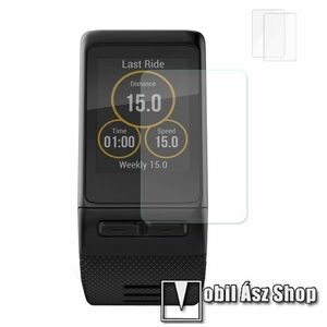 Okosóra előlap védő karcálló edzett üveg - 2db - 0.3mm, 9H, A képernyő sík részét védi - Garmin Vivoactive HR kép