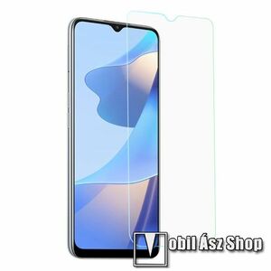 Előlap védő karcálló edzett üveg - 0, 3 mm vékony, 9H, Arc Edge, A képernyő sík részét védi - Oppo A16 / A16s / A54s kép
