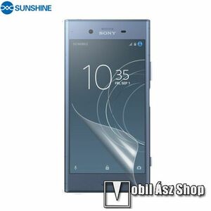SUNSHINE Hydrogel TPU képernyővédő fólia - Ultra Clear, ÖNREGENERÁLÓ! - 1db, TOKBARÁT - SONY Xperia XZ1 - GYÁRI kép