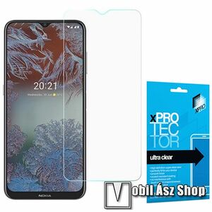 Xpro képernyővédő fólia - Clear - 1db, törlőkendővel, A képernyő sík részét védi! - NOKIA G10 / NOKIA G20 - GYÁRI kép