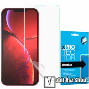 Xpro képernyővédő fólia - Clear - 1db, törlőkendővel, A képernyő sík részét védi! - APPLE iPhone 13 Pro Max - GYÁRI kép