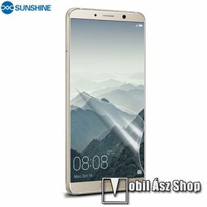 SUNSHINE Hydrogel TPU képernyővédő fólia - Ultra Clear, ÖNREGENERÁLÓ! - 1db, a teljes képernyőt védi - HUAWEI Mate 10 Pro - GYÁRI kép