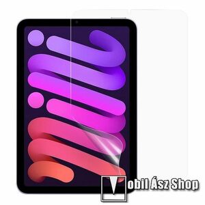Képernyővédő fólia - Ultra Clear - 1db, törlőkendővel, A teljes képernyőt védi! - Apple iPad mini 2024, 2021 kép
