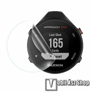 Garmin Approach G12, TPU okosóra képernyővédő fólia, 1db, Clear, törlőkendővel kép