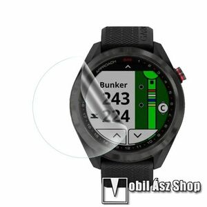 Garmin Approach S42, TPU okosóra képernyővédő fólia, 1db, Clear, törlőkendővel kép