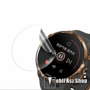 Suunto 7, TPU okosóra képernyővédő fólia, 1db, Clear, törlőkendővel kép