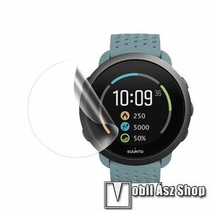 Suunto 3, TPU okosóra képernyővédő fólia, 1db, Clear, törlőkendővel kép