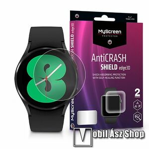 MyScreen Protector AntiCrash Shield Edge3D okosóra képernyővédő fólia - Ultra Clear, ÖNREGENERÁLÓ! - 2db - SAMSUNG Galaxy Watch4 40mm (SM-R860) - GYÁRI kép
