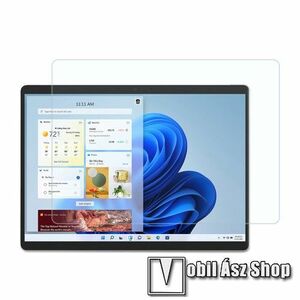 Előlap védő karcálló edzett üveg - 0, 3 mm vékony, 9H, Arc Edge, A képernyő sík részét védi - Microsoft Surface Pro 8 kép