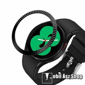 Okosóra lünetta védő rozsdamentes acél - FEKETE - SAMSUNG Galaxy Watch4 Classic 42mm (SM-R880) kép
