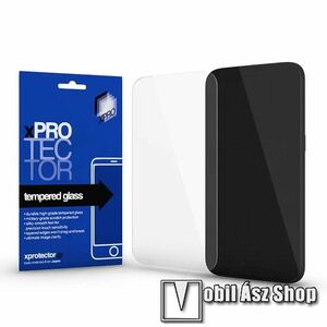 Xpro előlap védő karcálló edzett üveg - 0, 33 mm vékony, 9H, Arc Edge, A képernyő sík részét védi - Oppo A16 / A16s / A54s - GYÁRI kép