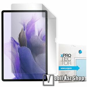Xpro képernyővédő fólia - Clear - 1db, törlőkendővel, A képernyő sík részét védi! - SAMSUNG Galaxy Tab S7 Plus / Tab S7 FE / Tab S7 FE 5G / Tab S8 Plus - GYÁRI kép