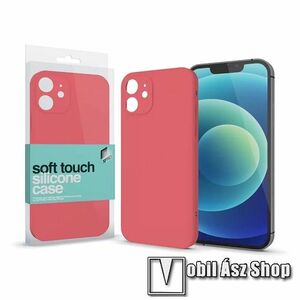 Xpro Soft Touch szilikon védő tok / hátlap - kameravédelemmel, mikroszálas szövettel bevont belsővel - MAGENTA - SAMSUNG Galaxy A52 5G (SM-A526F) / A52 4G (SM-A525F) / A52s 5G (SM-A528B / SM-A528B/DS) - GYÁRI kép
