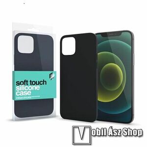 Xpro Soft Touch szilikon védő tok / hátlap - FEKETE - APPLE iPhone 13 Pro - GYÁRI kép