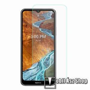 Előlap védő karcálló edzett üveg - 0, 3 mm vékony, 9H, Arc Edge, A képernyő sík részét védi - NOKIA G300 kép