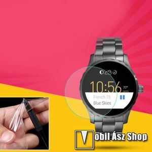 Fossil Q Marshal 40mm, TPU okosóra képernyővédő fólia, 1db, Clear, törlőkendővel kép
