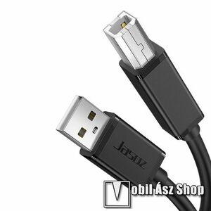 JASOZ nyomtató kábel - USB 2.0 A / USB 2.0 B csatlakozó, árnyékolt, 3m hosszú - FEKETE kép