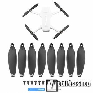 FIMI X8 Mini propeller szett - 1 szett / 8db, 12db csavarral, csavarhúzóval, 5.6g - FEKETE / FEHÉR kép