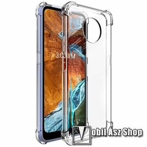 IMAK Silky szilikon védő tok / hátlap - ÁTLÁTSZÓ - ERŐS VÉDELEM! - képernyővédő fóliával! - NOKIA G300 - GYÁRI kép
