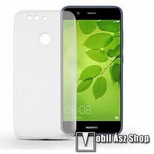 Szilikon védő tok / hátlap - ÁTLÁTSZÓ - HUAWEI nova kép