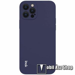 IMAK UC-2 szilikon védő tok / hátlap - SÖTÉTKÉK - APPLE iPhone 12 Pro Max - GYÁRI kép