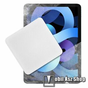 UNIVERZÁLIS kijelző törlőkendő - újrafelhasználható, mosható, szövet, 10 x 14 x 0.3 cm - FEHÉR kép