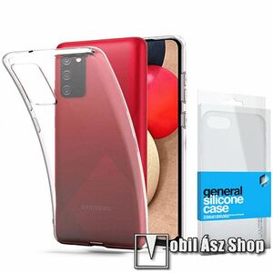 Xpro szilikon védő tok / hátlap - ULTRAVÉKONY! 0.33mm - ÁTLÁTSZÓ - SAMSUNG Galaxy A03s (SM-A037F) - GYÁRI kép