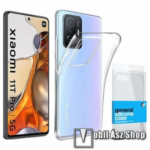 Xpro szilikon védő tok / hátlap - ULTRAVÉKONY! 0.33mm - ÁTLÁTSZÓ - Xiaomi 11T / 11T Pro - GYÁRI kép