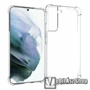 Szilikon védő tok / hátlap - FÉNYES - ÁTLÁTSZÓ - erősített sarkok - SAMSUNG Galaxy S22 Plus 5G (SM-S906) kép
