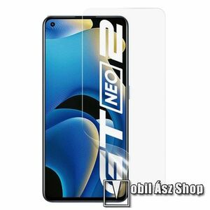 Képernyővédő fólia - Ultra Clear - 1db, törlőkendővel, A képernyő sík részét védi! - Realme GT Neo2 / GT Neo 3T kép