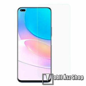 Előlap védő karcálló edzett üveg - 0, 3 mm vékony, 9H, Arc Edge, A képernyő sík részét védi - HUAWEI nova 8i / Honor 50 Lite / Honor X20 kép
